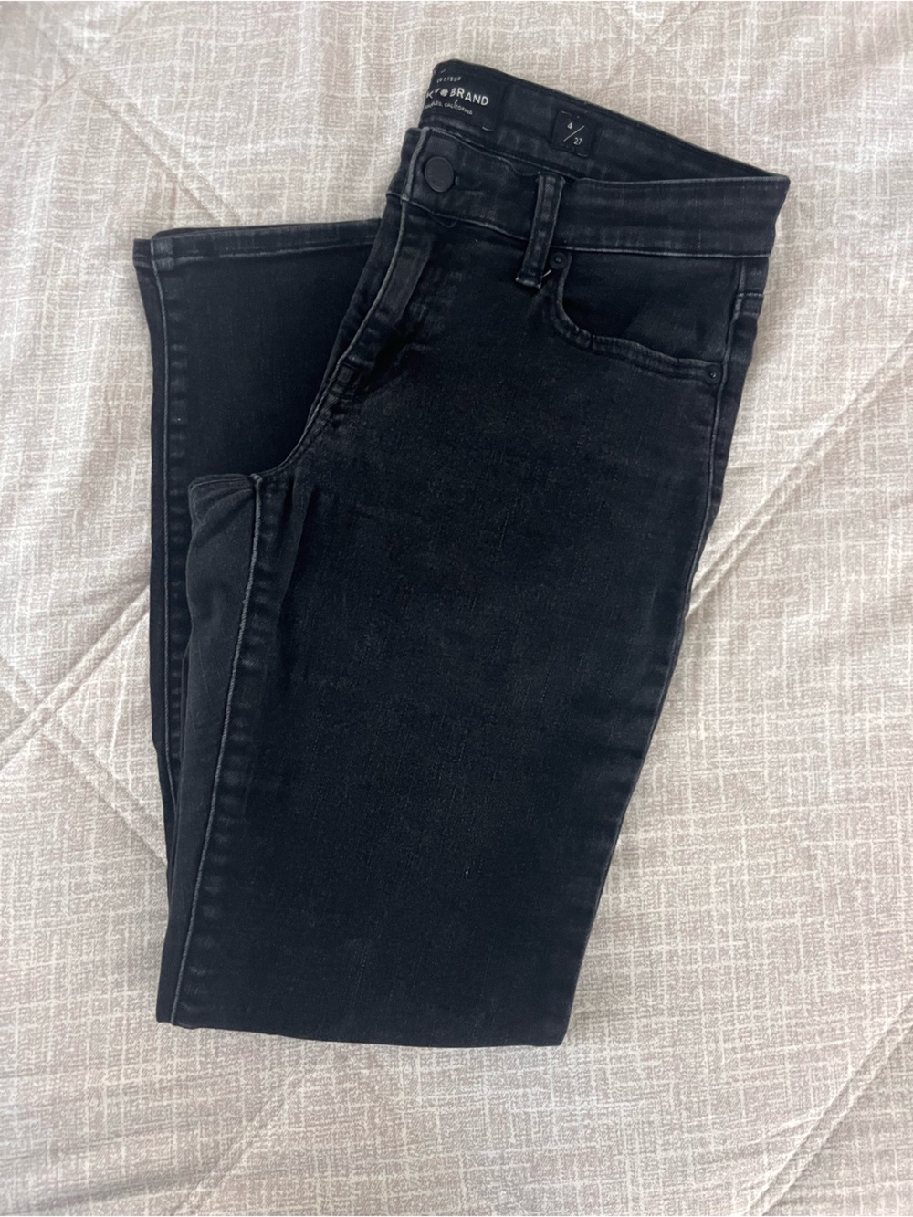 Lucky Brand Black Skinny Jeans - High-Rise Stretch